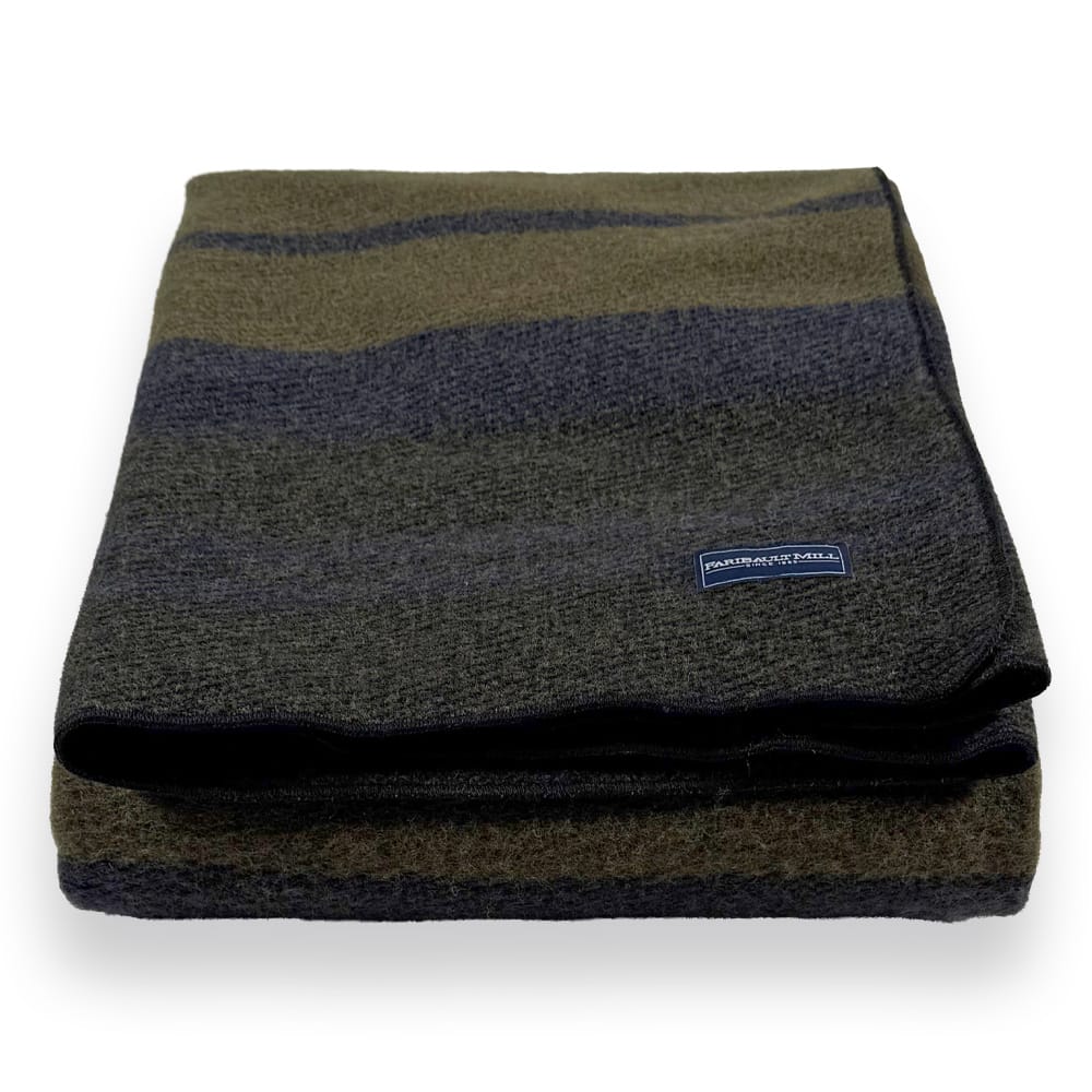 Timberline Stripe Wool Blanket - Image 4