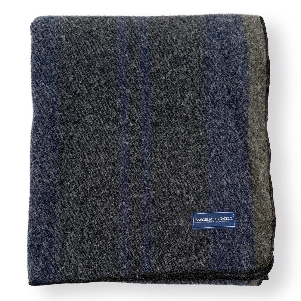 Timberline Stripe Wool Throw - Image 3