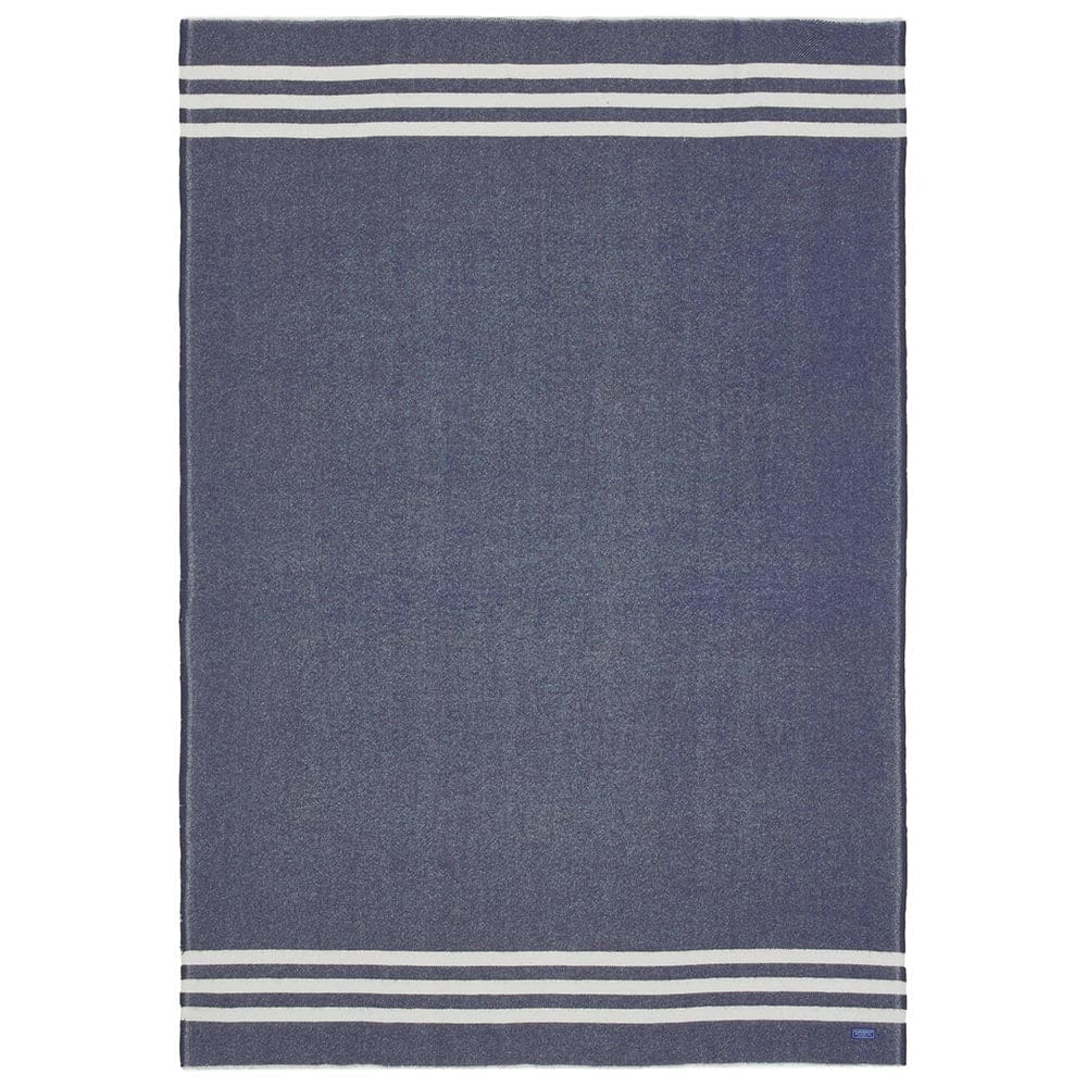 Trapper Wool Throw - Navy - Image 5